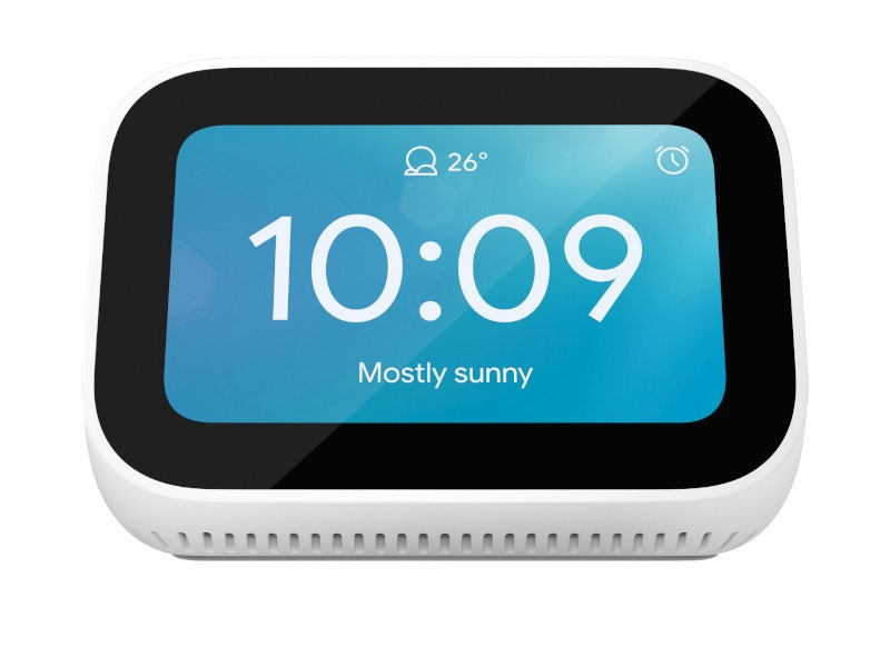 Reloj despertador inteligente compatible con Google Assistant.