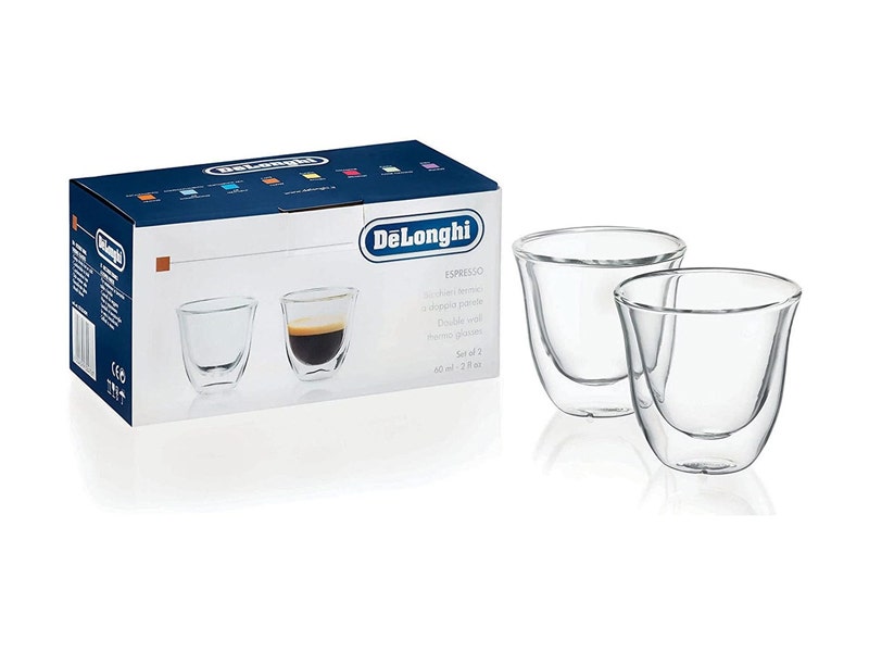 De'Longhi, 5513214601, Juego de 2 Vasos Térmicos, 6 Onzas