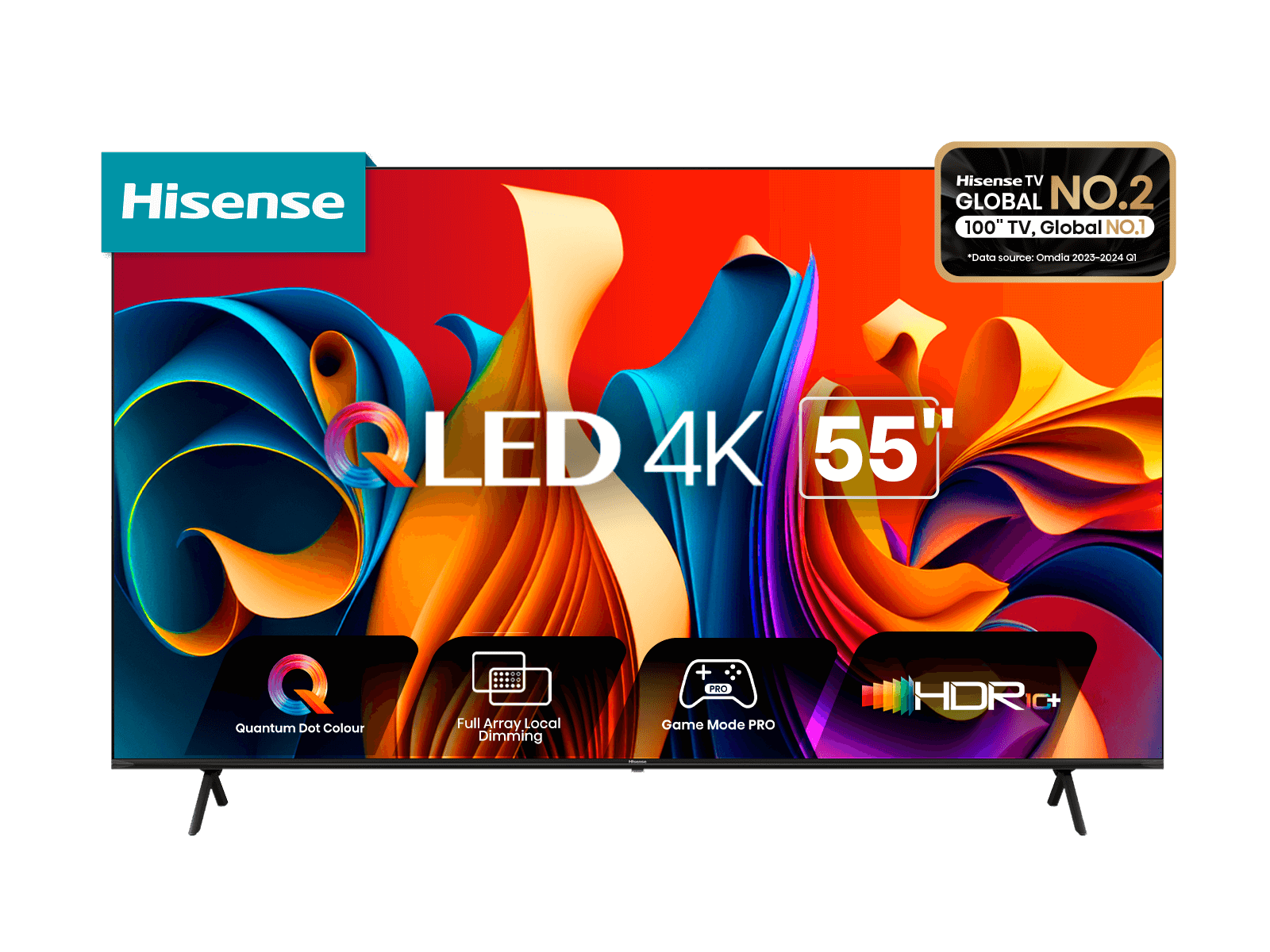 Hisense 55QD6N 55" Smart QLED TV 4K-UHD con Google TV