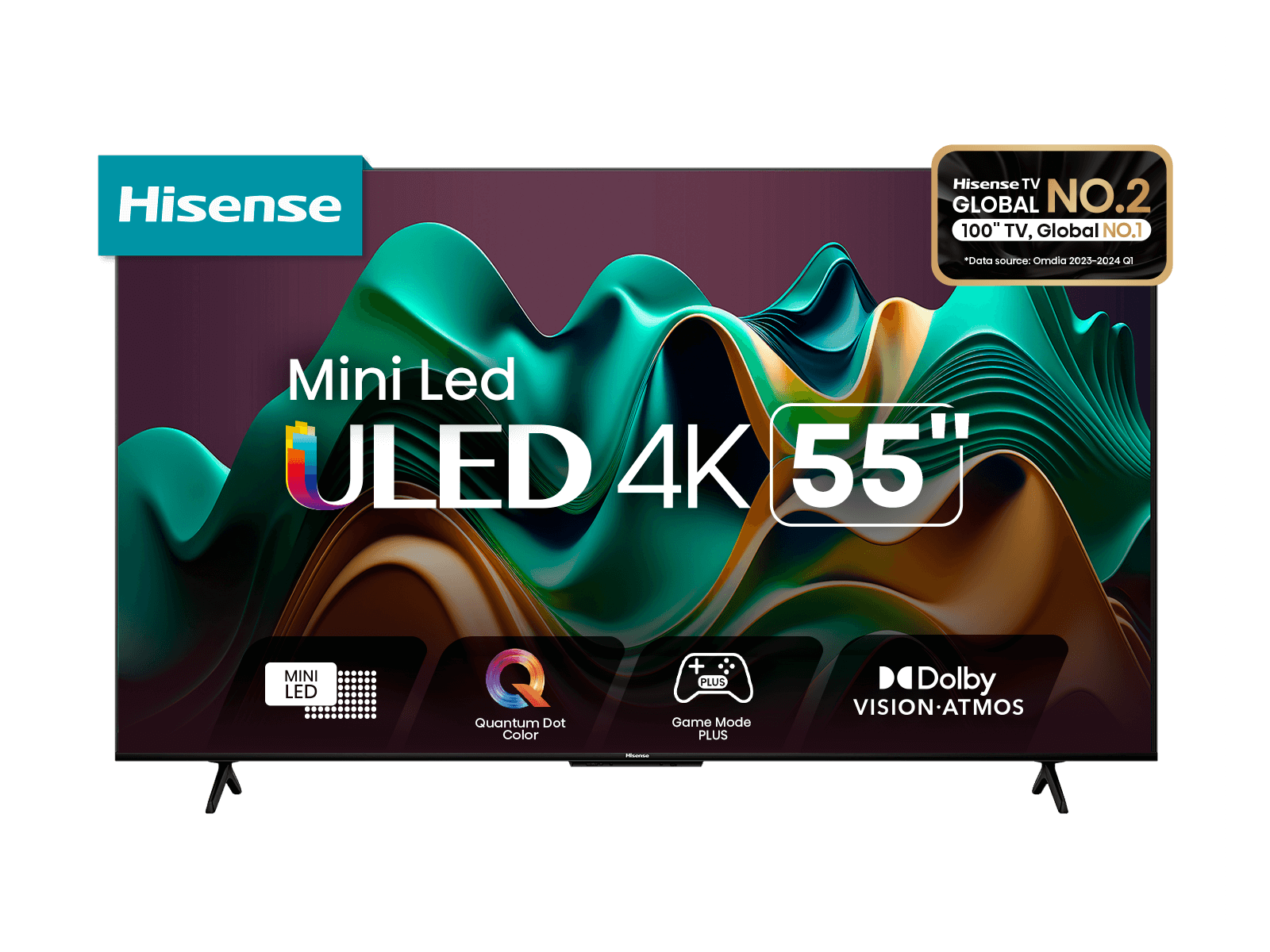 Hisense 55U6N  MiniLED 55" UHD-4K con Google TV