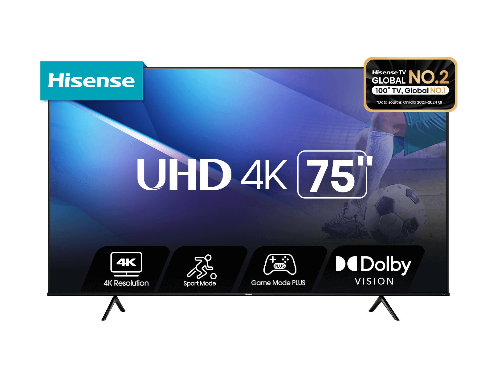 Hisense 75A6H LED 75" Smart UHD-4K HDR con Google TV