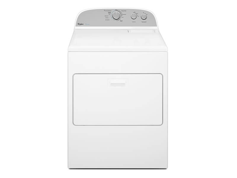 Secadora de ropa de 40 libras de capacidad, eléctrica, color blanco, Whirlpool 7MWED1800EM.