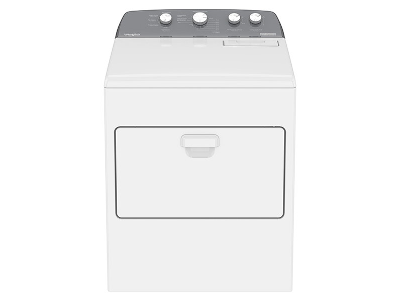 Secadora de ropa de 44 libras de capacidad, eléctrica, color blanco. Whirlpool 7MWED2040JM.