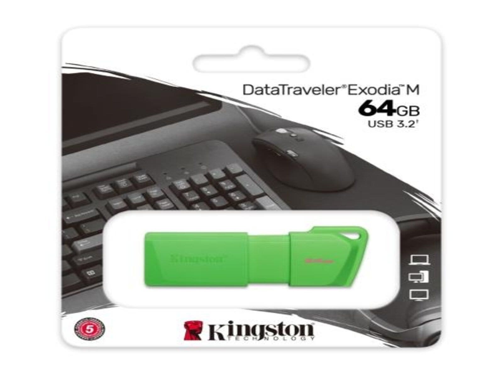 Kingston USB 64 DT Exodia M DTXM NEON Green