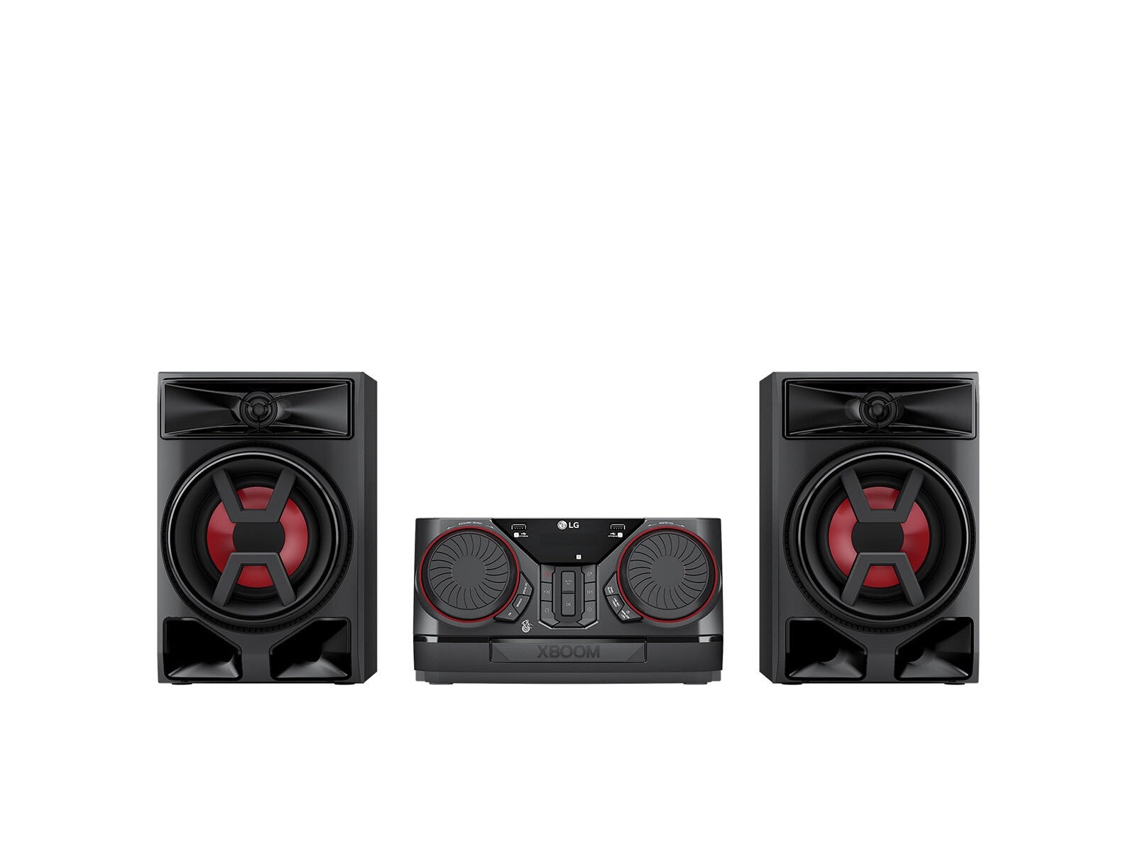 Minicomponente 3,300 W PMPO (300 W RMS). Reproducción Bluetooth múltiple