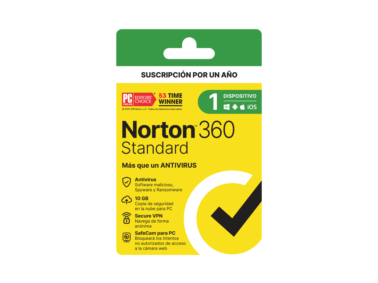 Tarjeta Norton 360 Standard 1 Dispositivo de 12 Meses