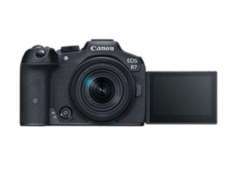 Cámara canon mirrorless, lente STM, Vlogging sin espejo, 32.5 megapixeles, video 4K 60p