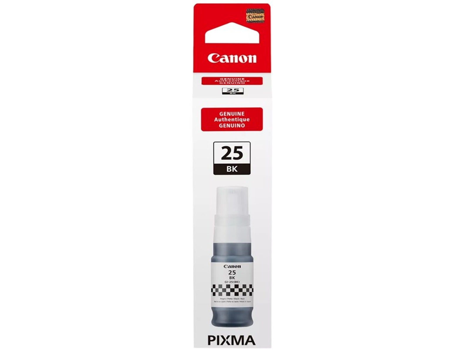 Botella de Tinta Canon GI-25 Negro para Impresora MAXIFY GX2010