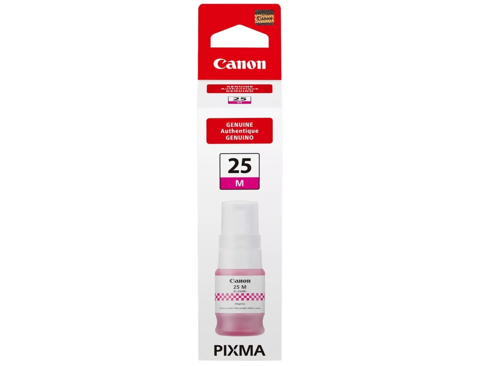 Botella de Tinta Canon GI-25 Magenta para Impresora MAXIFY GX2010