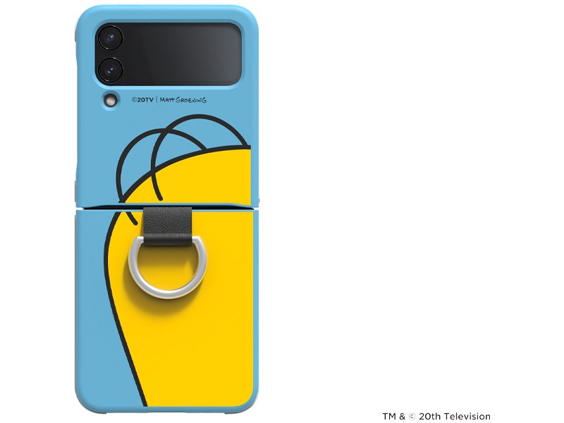 Samsung, Estuche Homero con Ring Grip para Z Flip4