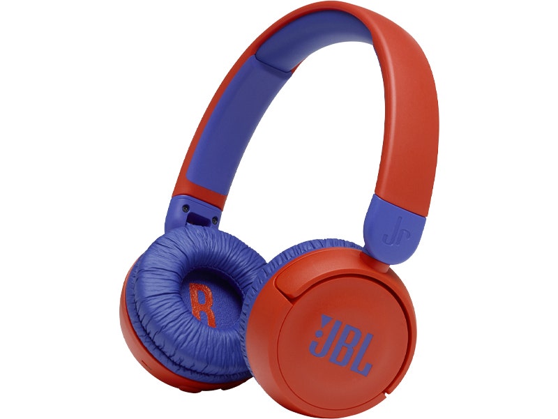 Audífonos JBL Jr310BT On-Ear Inalámbricos con Micrófono para Niños (Rojo/Azul)