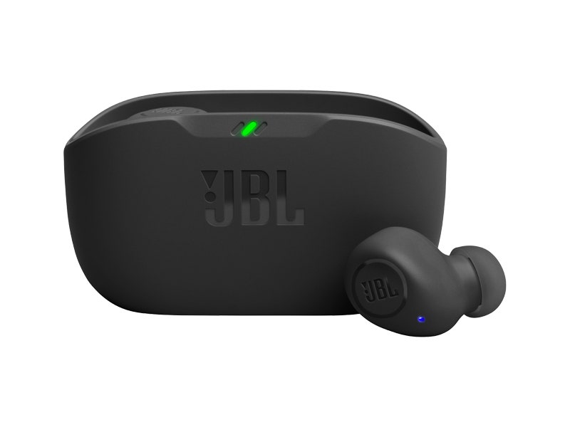 Audífonos JBL Vibe Buds In-Ear Inalámbricos con Resistencia al Agua y Polvo (Negro)