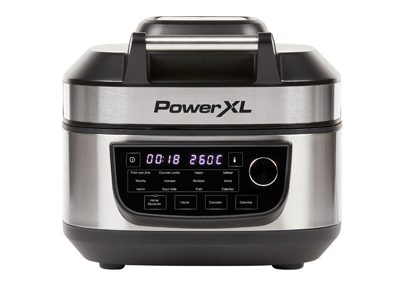 Power XL,  MFCAF6CLA, combo de freidora de aire y parrilla 12-1, 5.6L.