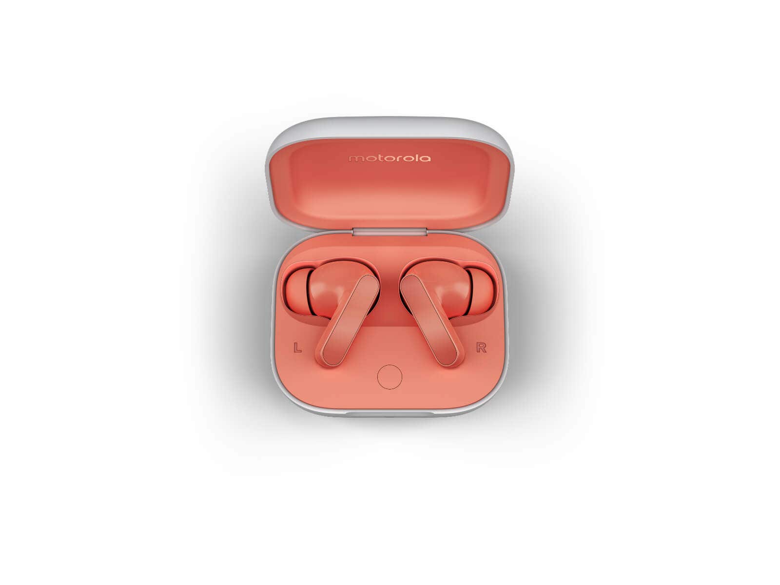 Audífonos Motorola Moto Buds (Rosado Durazno)