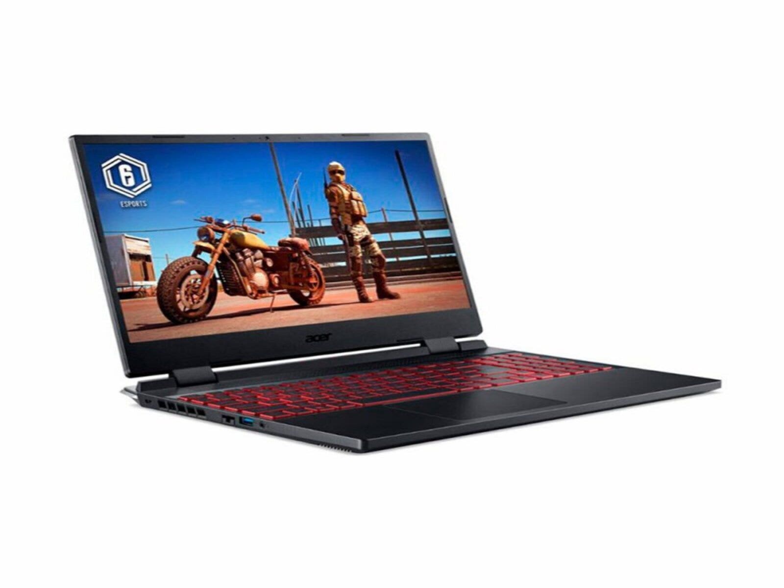 Laptop Acer Nitro 5 de 15.6" FHD 144Hz, Core i5-12450H, 8GB RAM, 512GB SSD, RTX3050