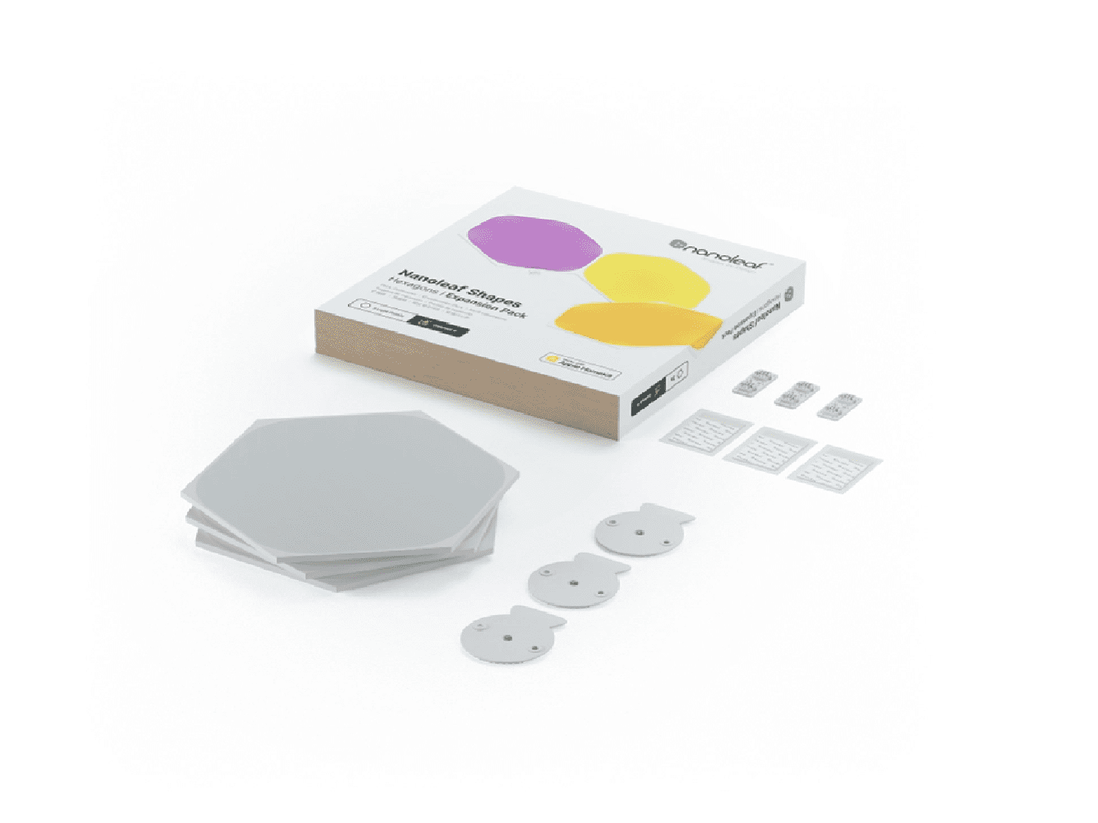 kit de expansión, hexagonal paquete de 3 unidades inteligente compatible con google assistan y alexa