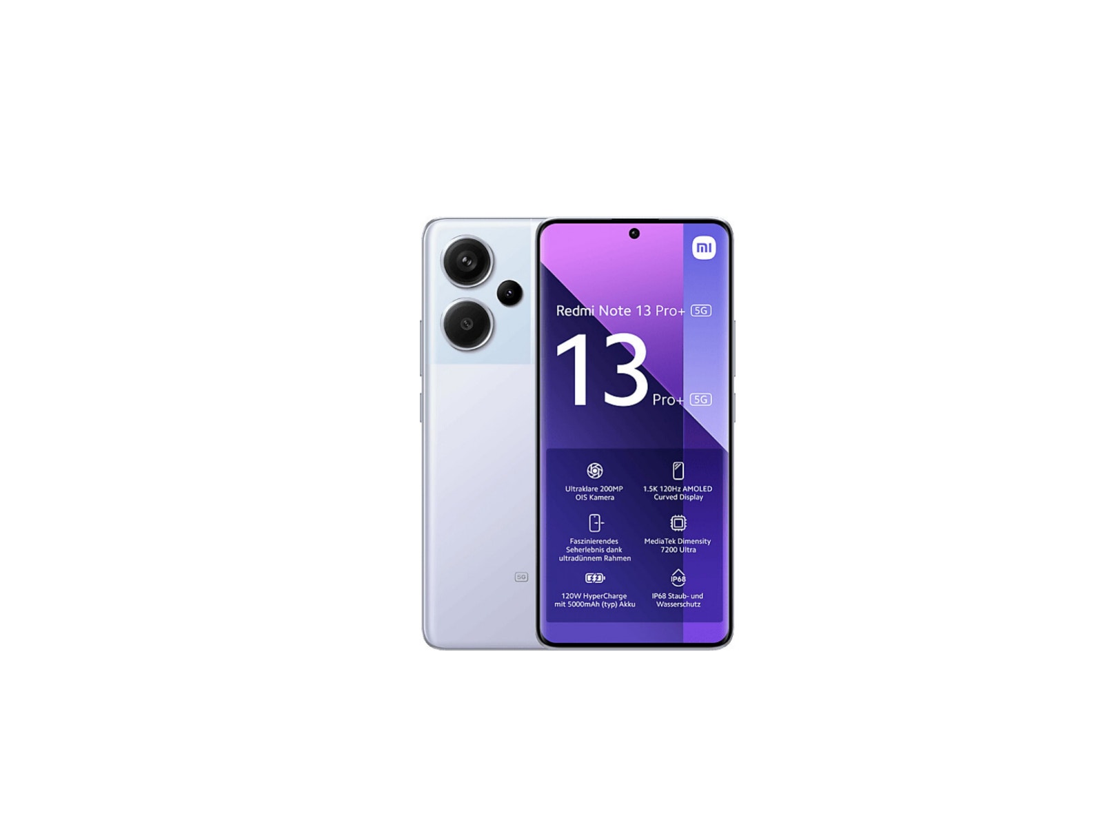 Xiaomi Redmi Note 13 Pro+, 12GB+512GB, Dual SIM, Liberado (Morado)