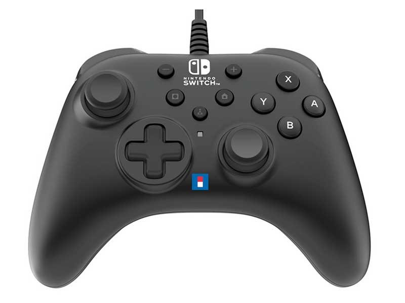 Control Nintendo Switch HORIPAD Turbo Alámbrico (Negro)