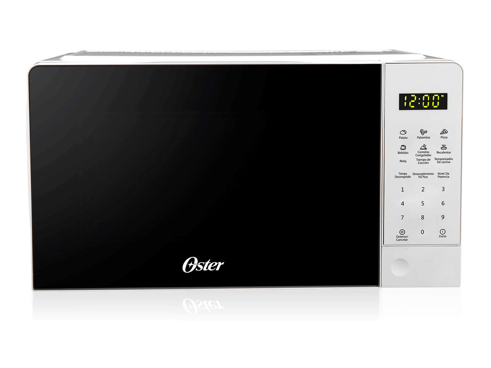 Horno microondas digital de 0.7' cúbicos de capacidad, blanco