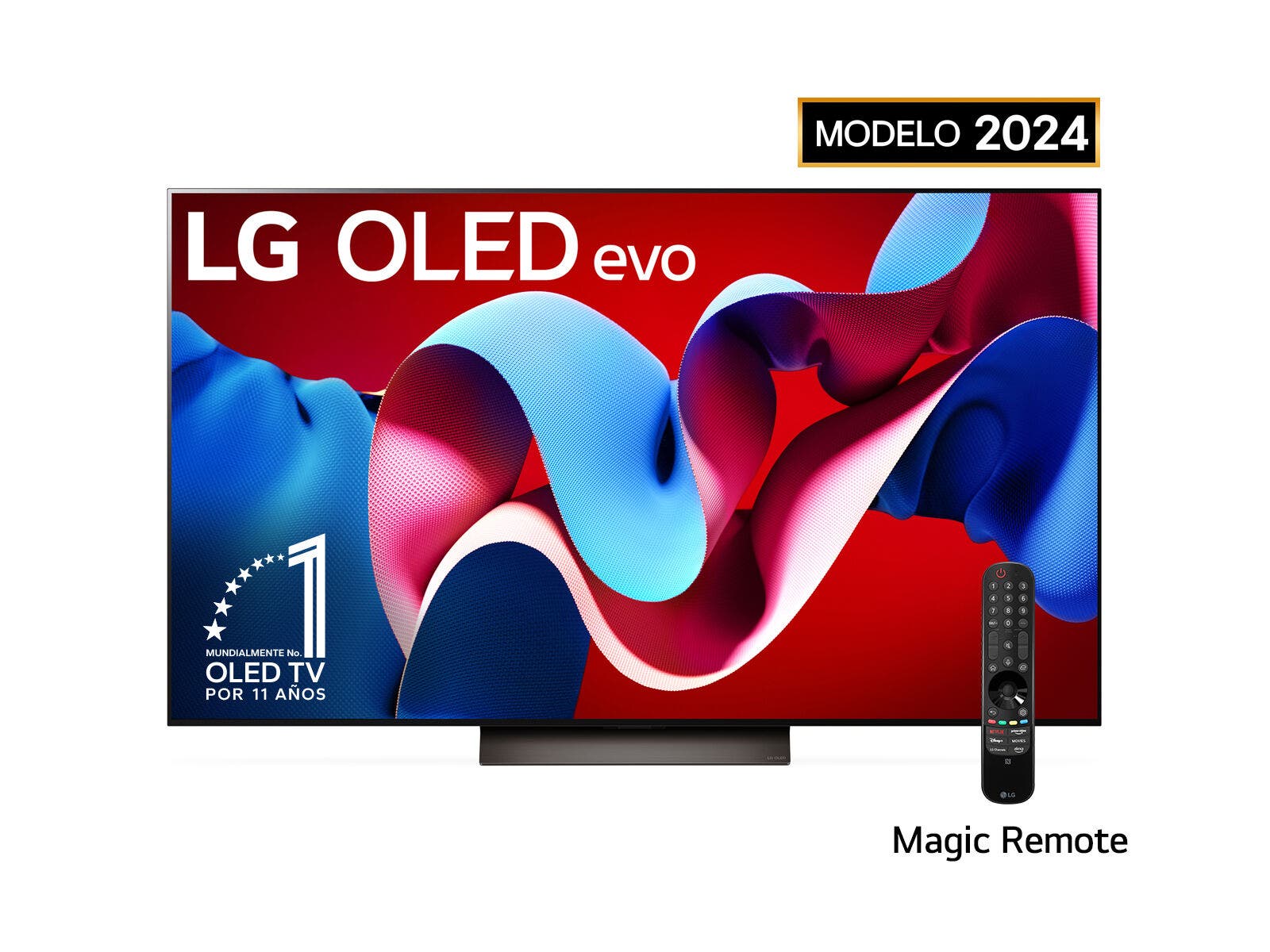 LG OLED77C4 77" OLED TV Smart 4K ThinQ AI™