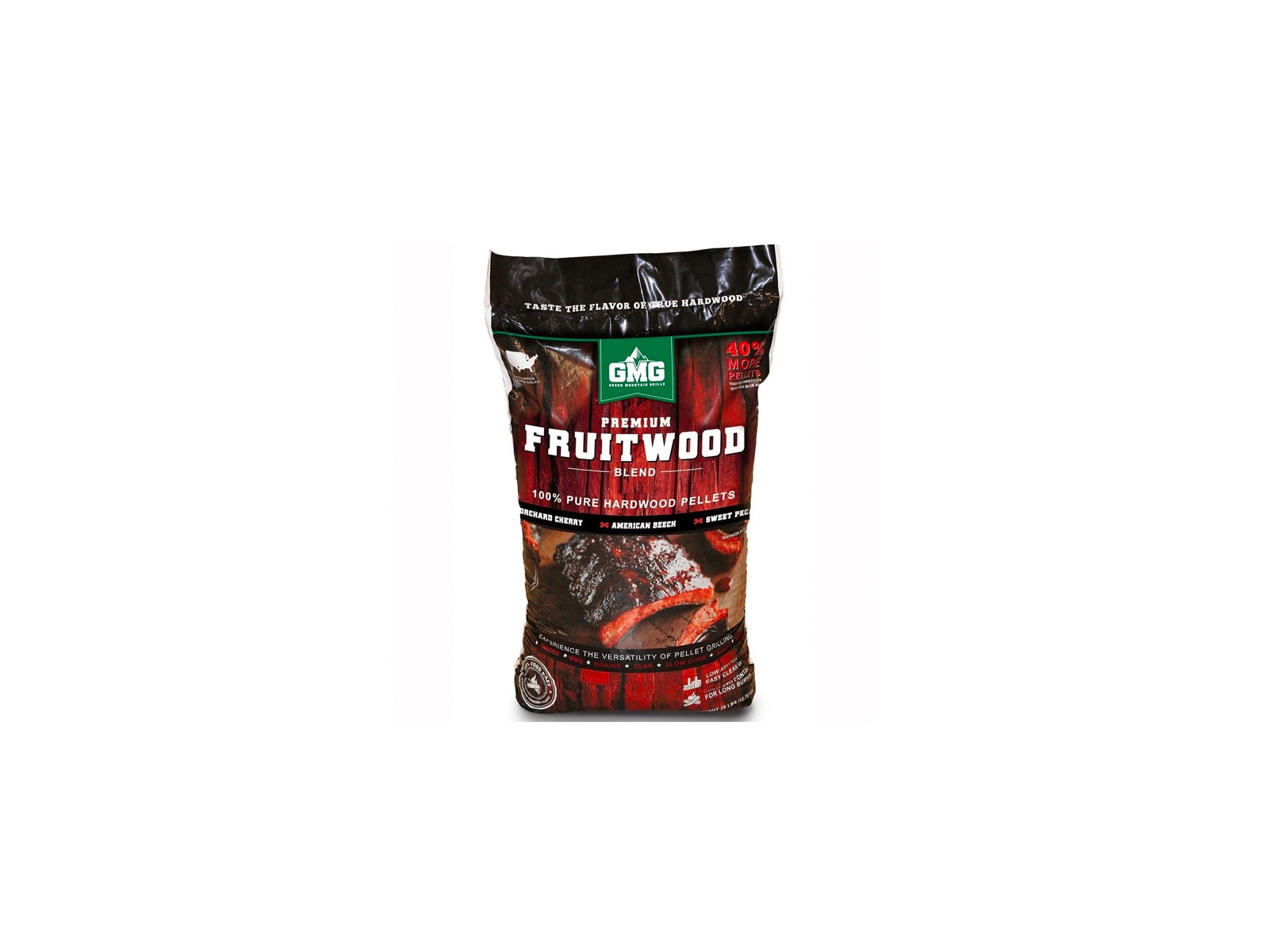 Pellets Premium Fruitwood para parrillas/ahumadores GMG