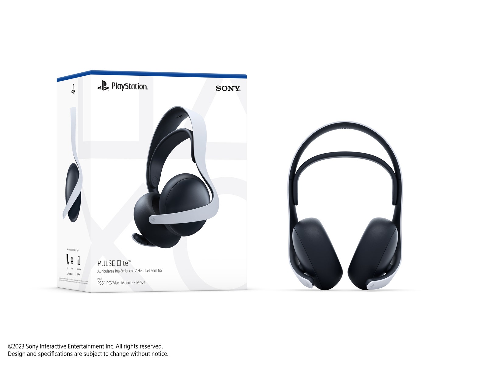 PS5 headset pulse elite inalámbricos, Blanco.