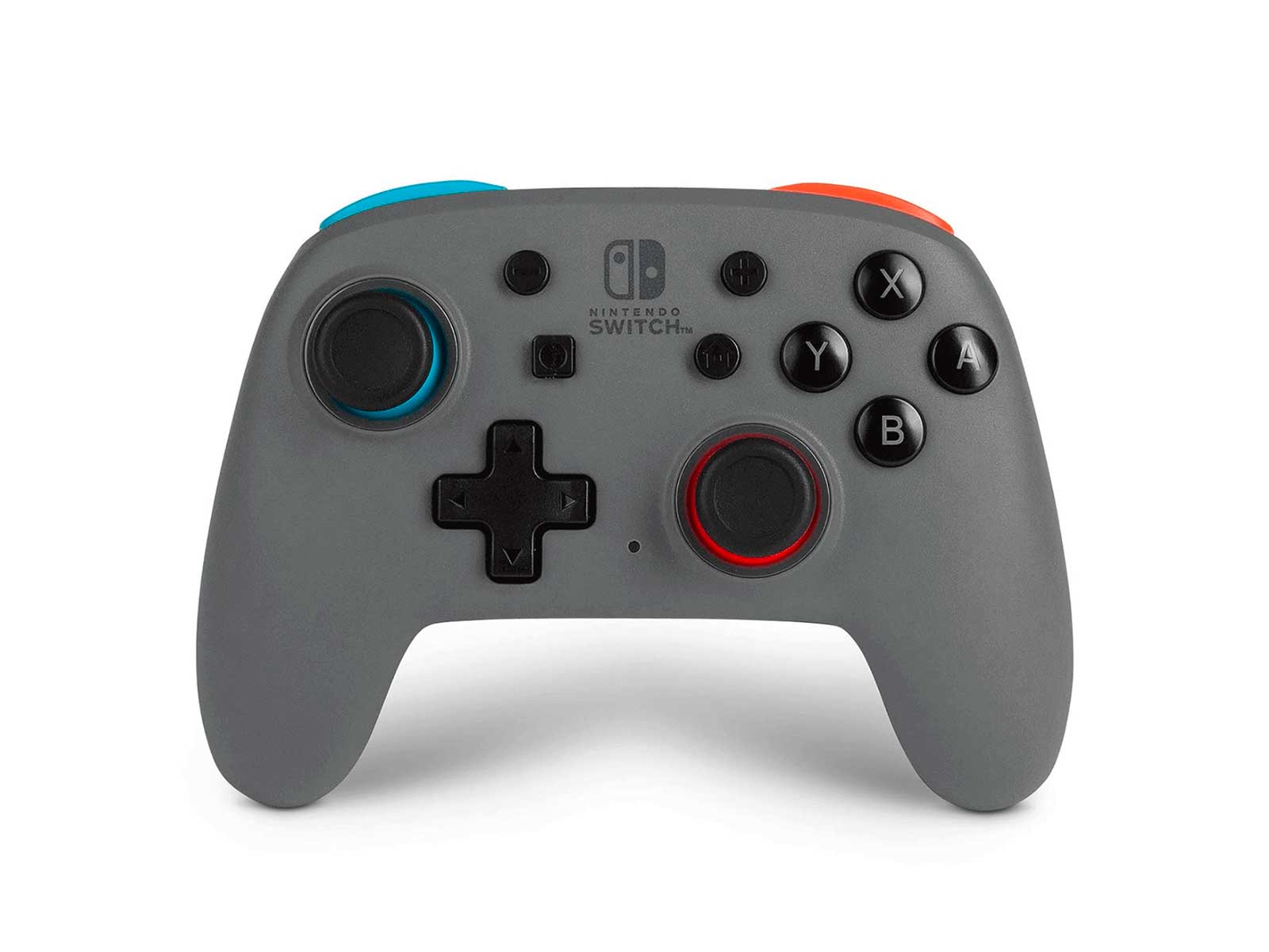 Control Nintendo Switch PowerA Nano Lite Inalámbrico Grey Neon Blue/Red