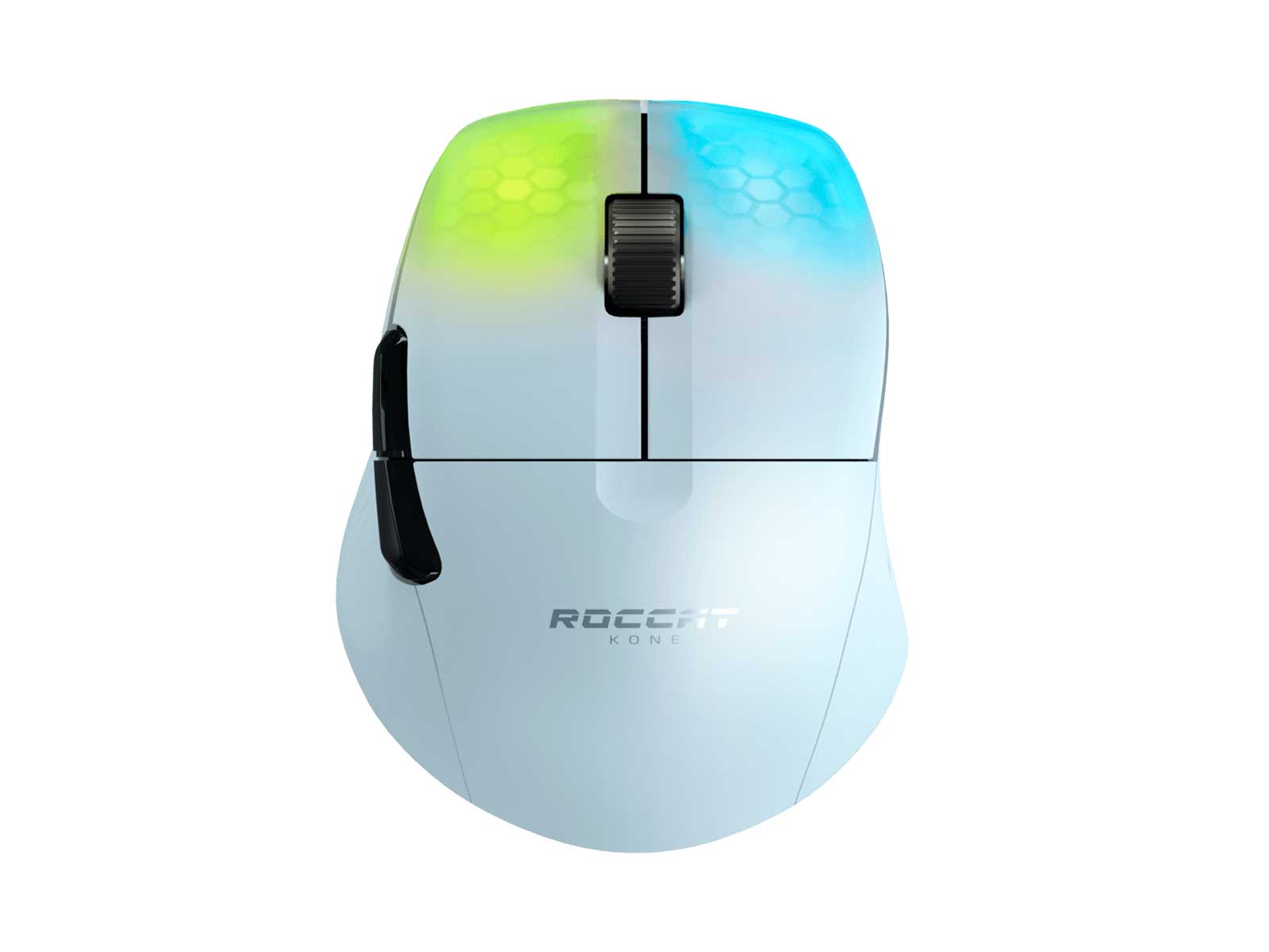 Mouse ROCCAT Kone Pro Air Inalámbrico con Sensor Óptico e Iluminación (Blanco)