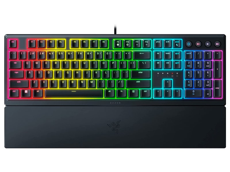 Teclado Razer Ornata V3 Alámbrico de Membrana Mecánica con Iluminación (Negro)