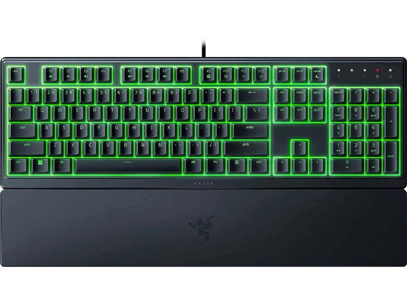 Teclado Razer Ornata V3 X Alámbrico de Membrana con Iluminación (Negro)