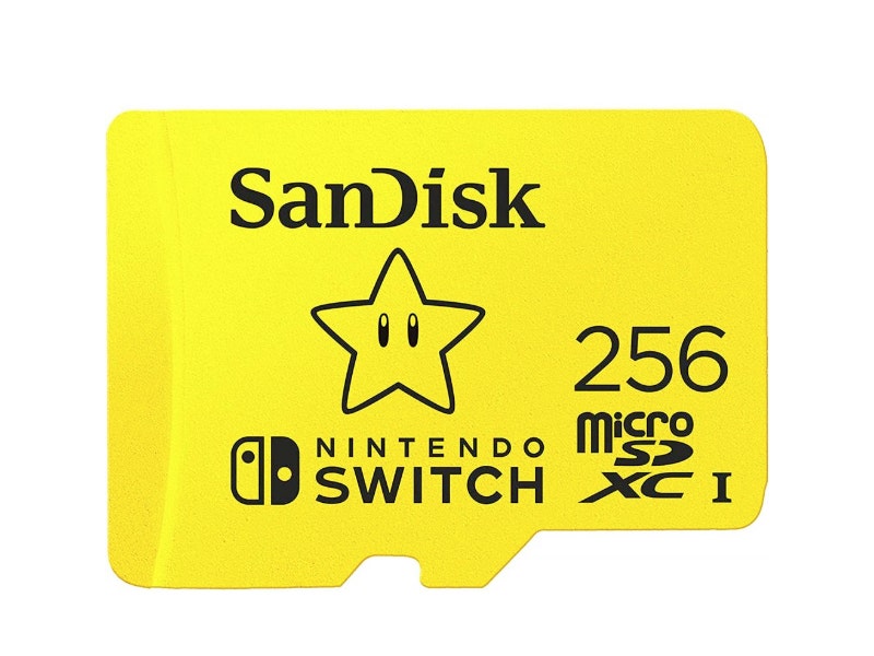 MicroSDXC UHS-I SanDisk para Nintendo Switch de 256GB, 100 MB/s