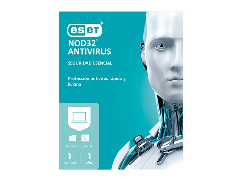 Licencia electrónica Antivirus ESET NOD32 para 1 computadora por 1 año