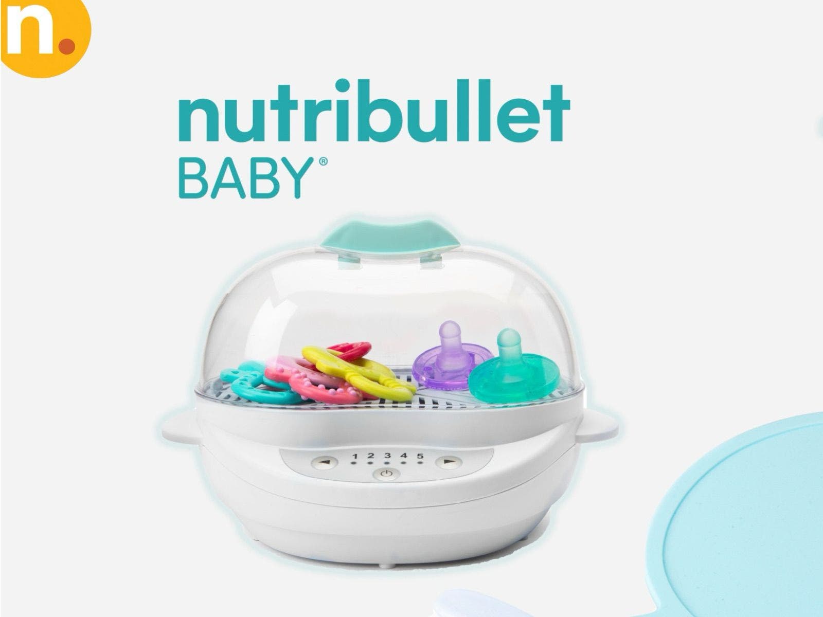 Vaporizador Nutribullet turbo baby, color blanco