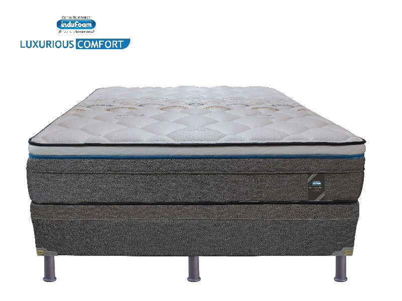 Cama Semi Matrimonial Indufoam Luxurious Base Estandar