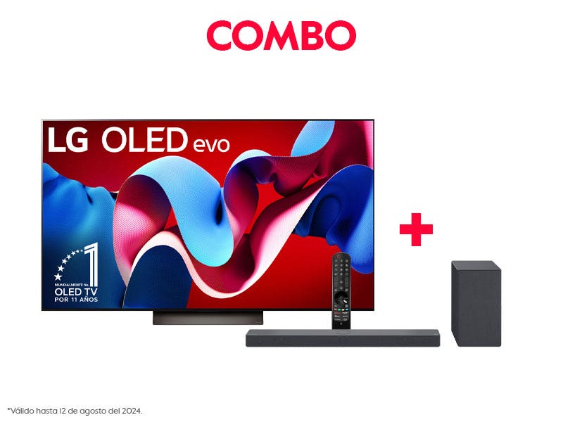 COMBO TV OLED77C4 + SOUNDBAR SC9S