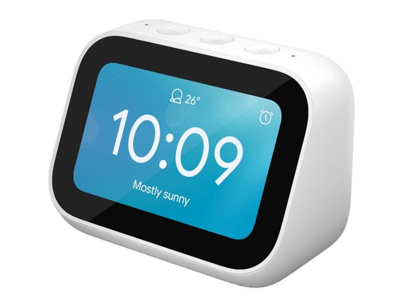 Reloj despertador inteligente compatible con Google Assistant.