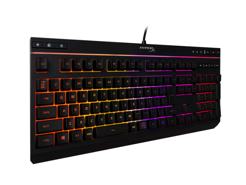 Teclado HyperX Alloy Core RGB Gaming Alámbrico con Iluminación (Negro)