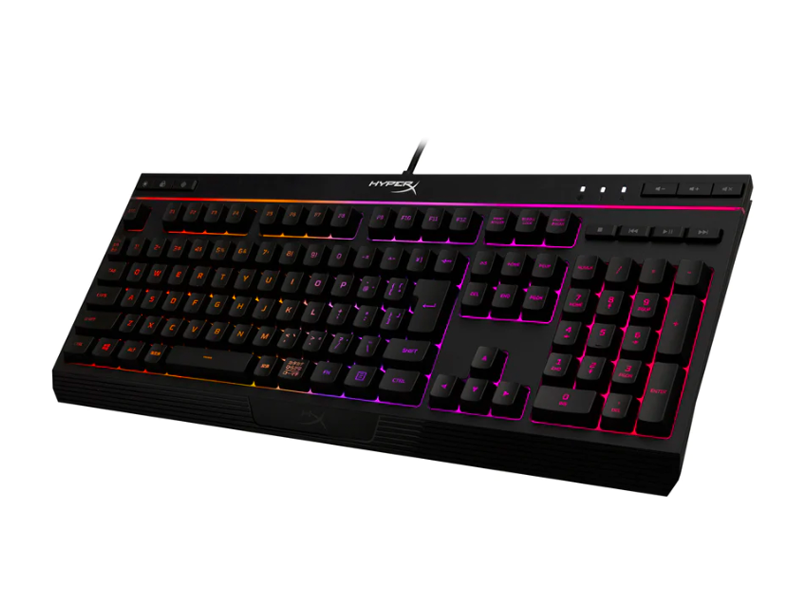 Teclado HyperX Alloy Core RGB Gaming Alámbrico con Iluminación (Negro)