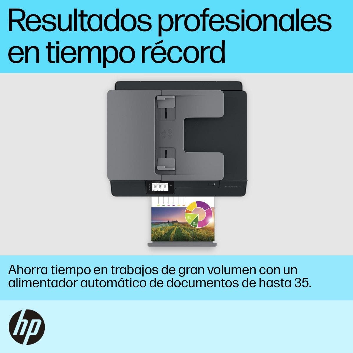 Impresora HP 530 Multifuncional WiFi Smart Tank Todo en Uno