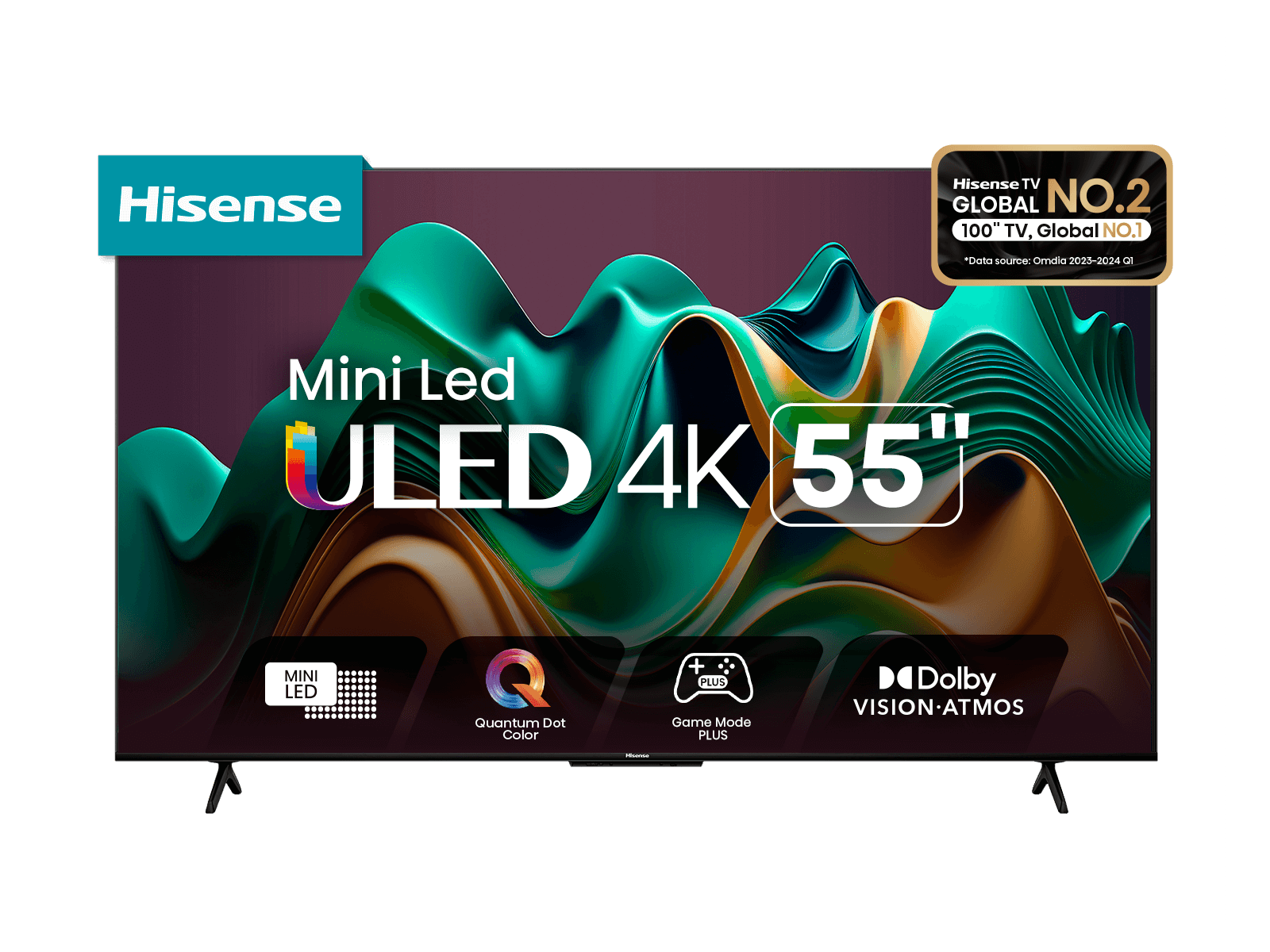 Hisense 55U6N  MiniLED 55" UHD-4K con Google TV