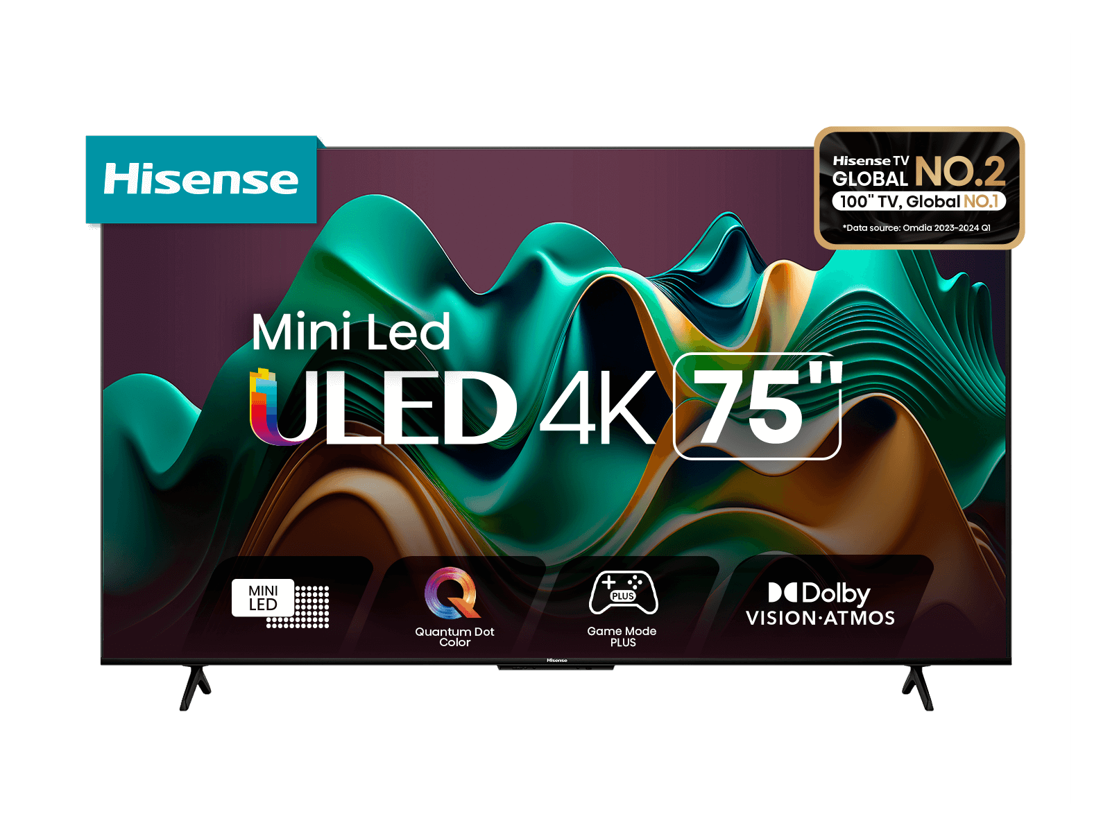 Hisense 75U6N Mini LED 75" SMART UHD-4K con Google TV