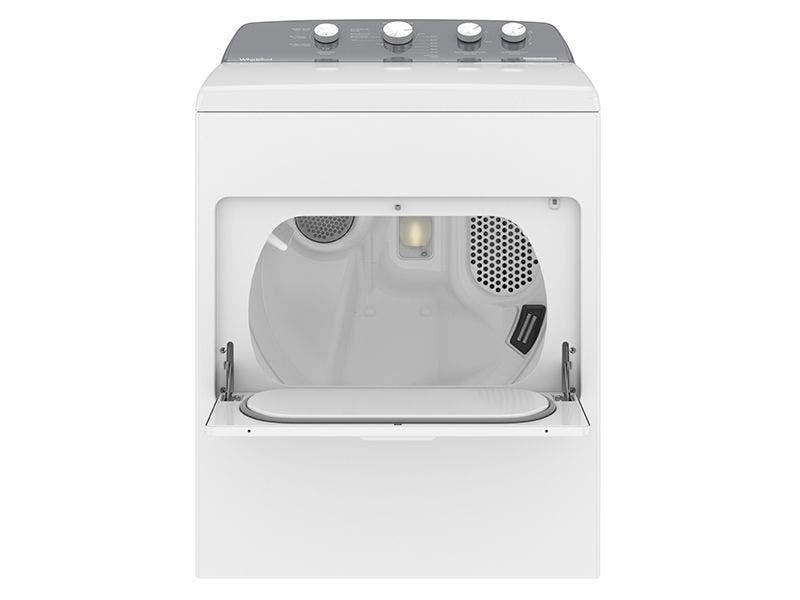 Secadora de ropa de 44 libras de capacidad, eléctrica, color blanco. Whirlpool 7MWED2040JM.