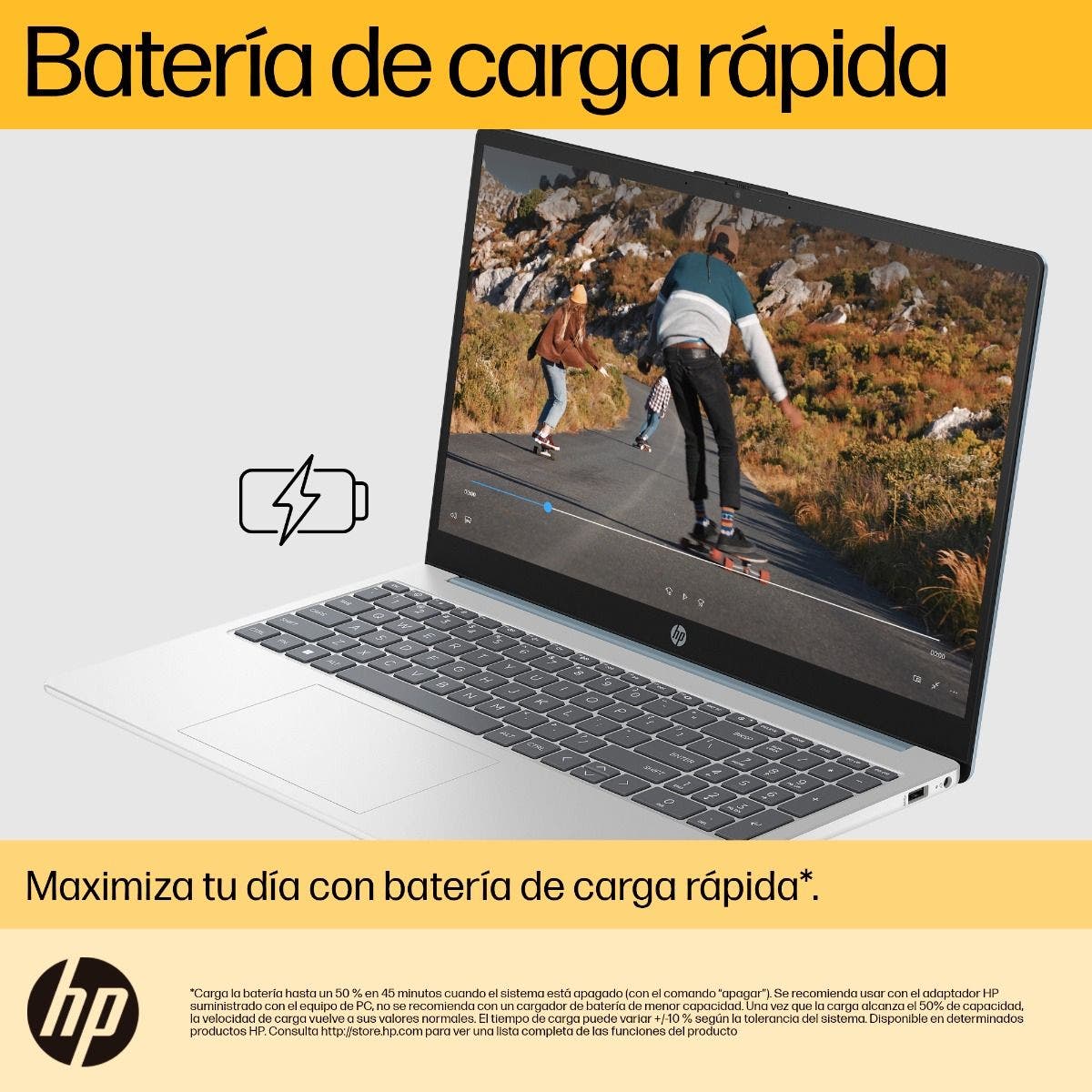 Laptop HP 15-fc0004la 15.6" FHD, AMD Ryzen 3 7320U, 8GB RAM, 512 GB SSD, W11