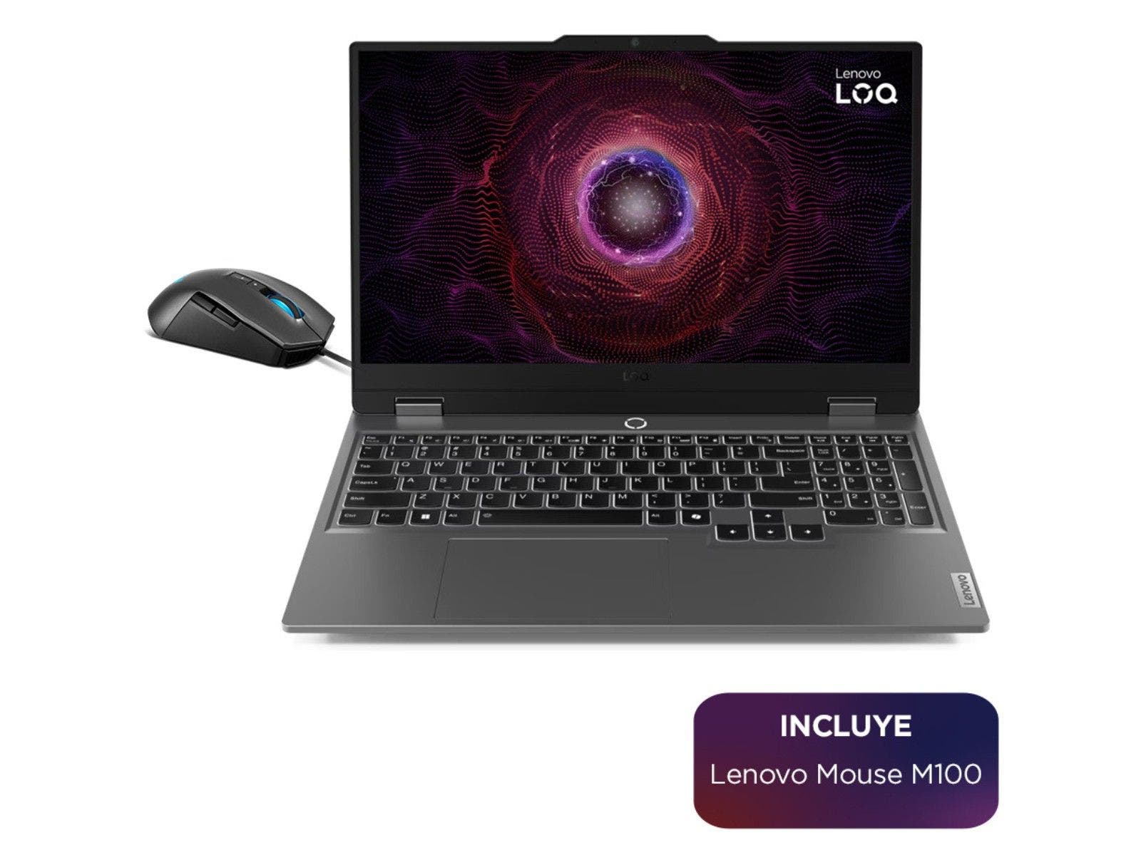 Laptop Lenovo LOQ 15ARP9 15.6" FHD procesador AMD Ryzen 5 7235HS, 16GB RAM, 512GB SSD, RTX3050 6GB