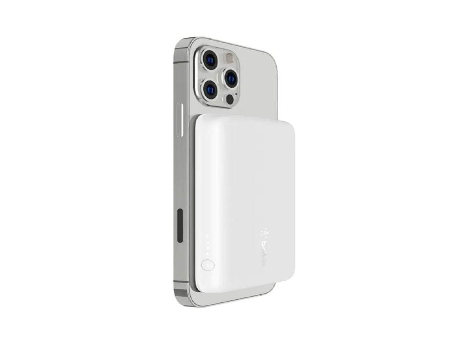 Belkin, Power Bank MagSafe con Stand 5,000mAh (Blanco)