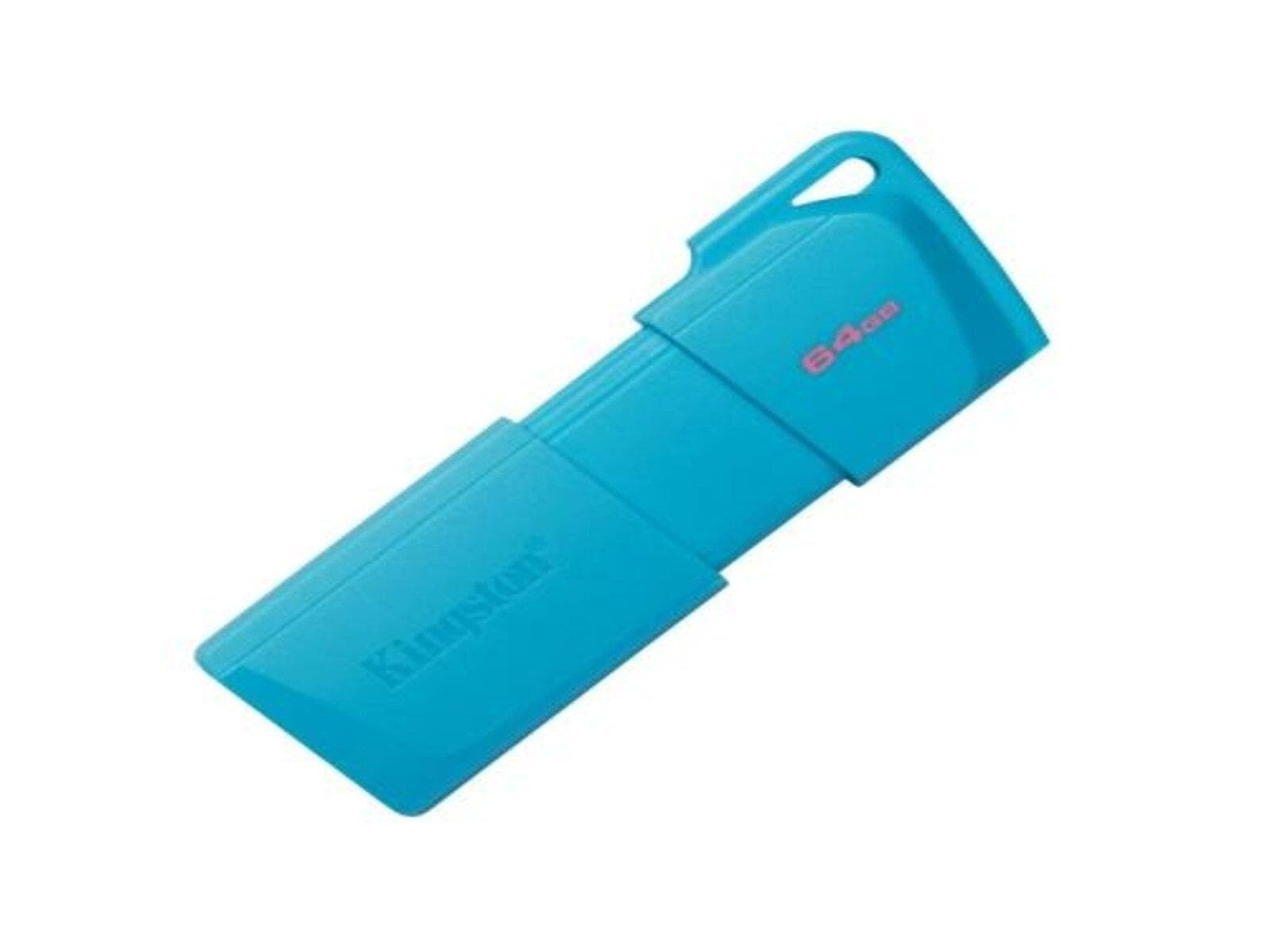 Kingston 64GB USB DT Exodia M DTXM NEON Aqua Blue