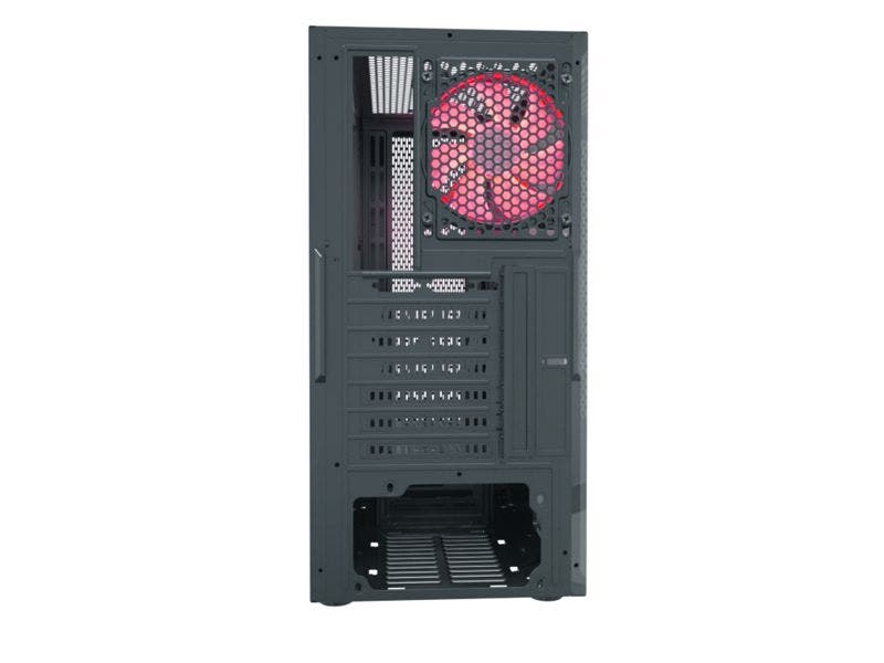 Chasis Xtech DEIMOS Gaming tipo Torre ATX Mediana con Ventana de Acrílico (Negro)