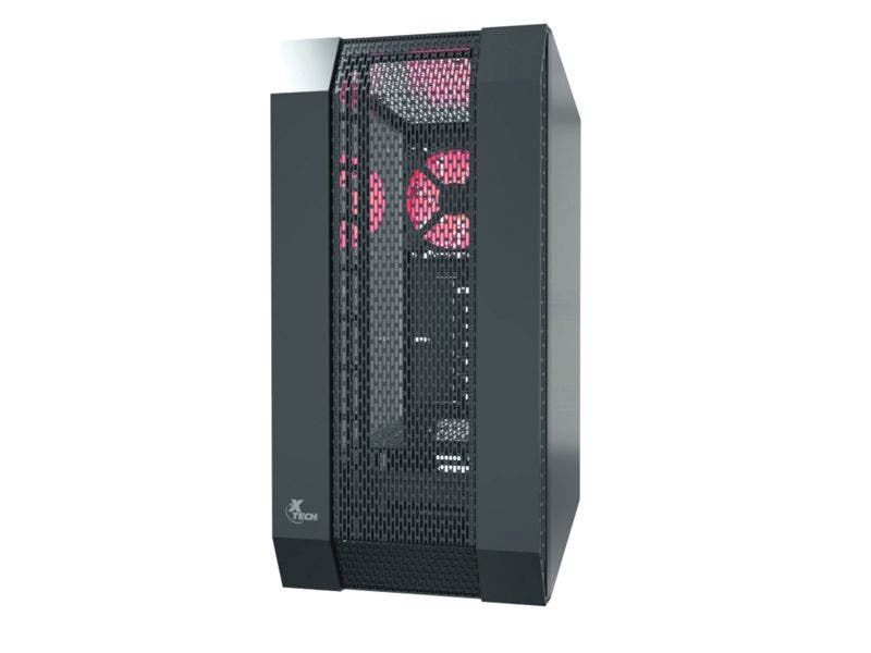 Chasis Xtech DEIMOS Gaming tipo Torre ATX Mediana con Ventana de Acrílico (Negro)