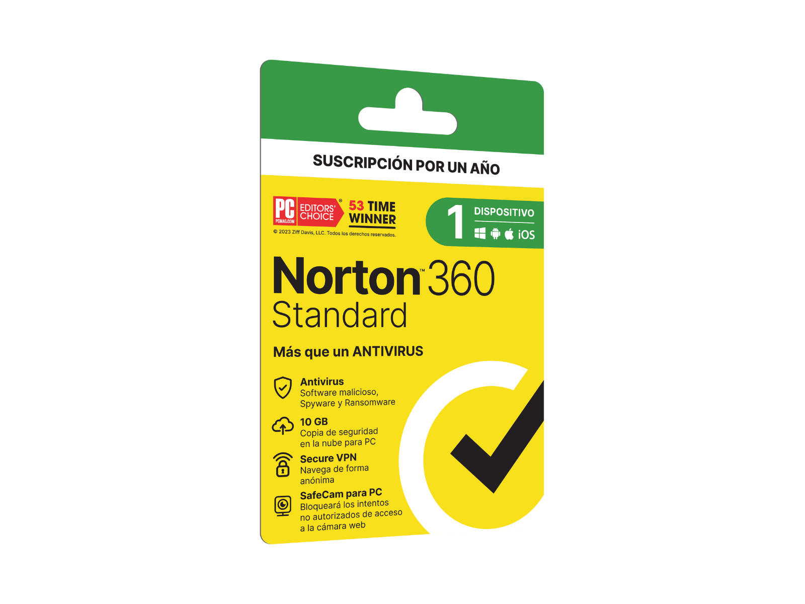 Tarjeta Norton 360 Standard 1 Dispositivo de 12 Meses