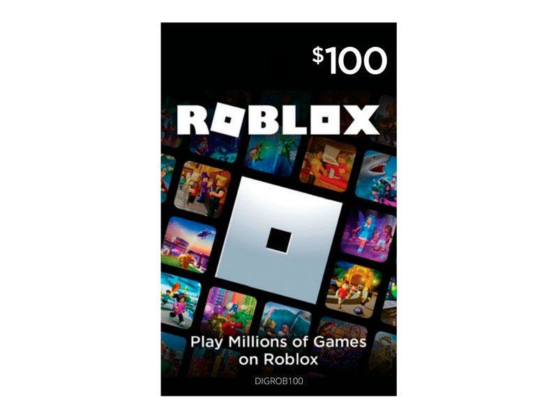 Tarjeta para Roblox de $100